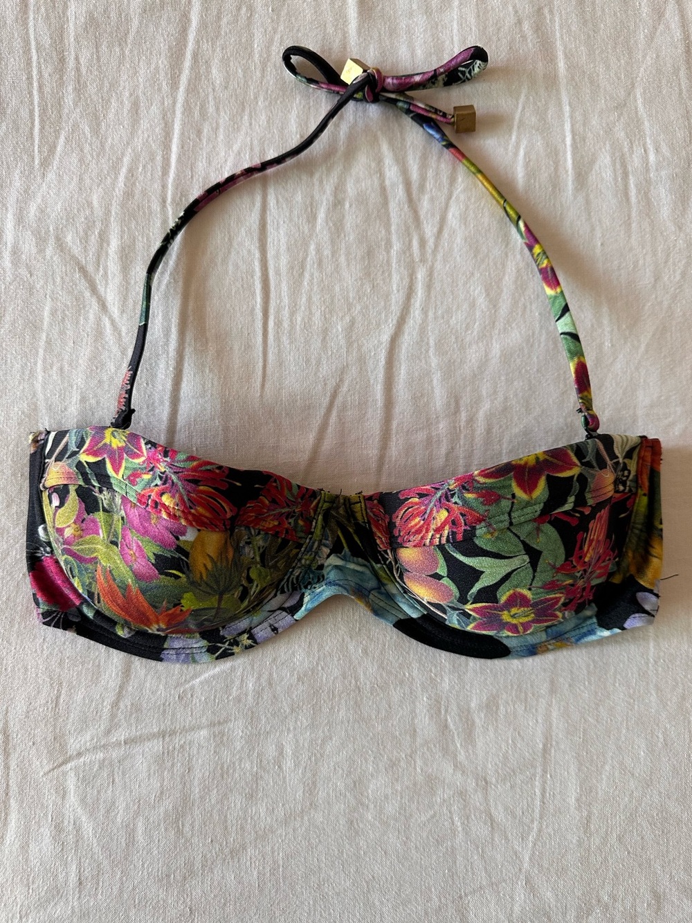 Zimmermann - Floral Balconette Bikini Top (size 1AB)